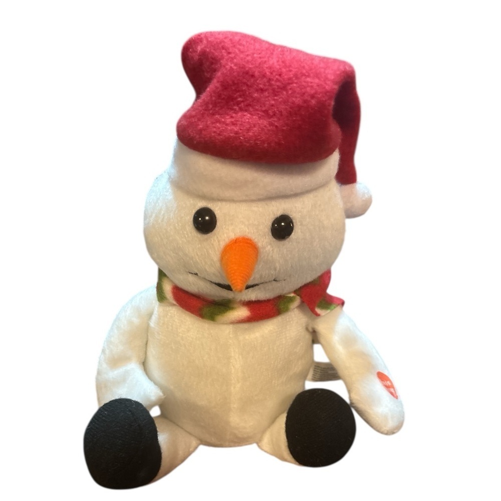 Kurt Adler 10-Inch Laughing Snowman with Farting Sound
